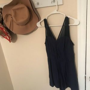 bcbg blue romper